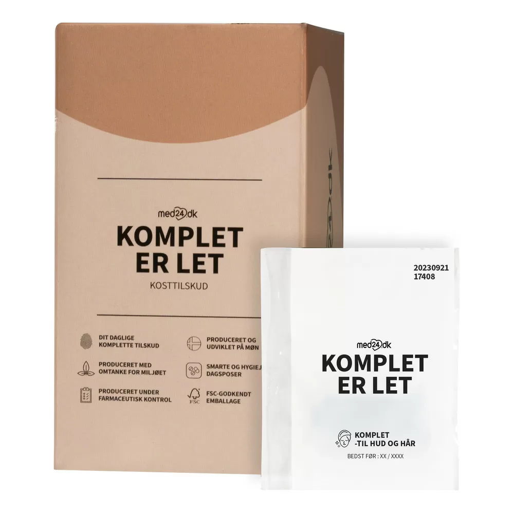 Med24 Komplet til hud og hår - 30 dage