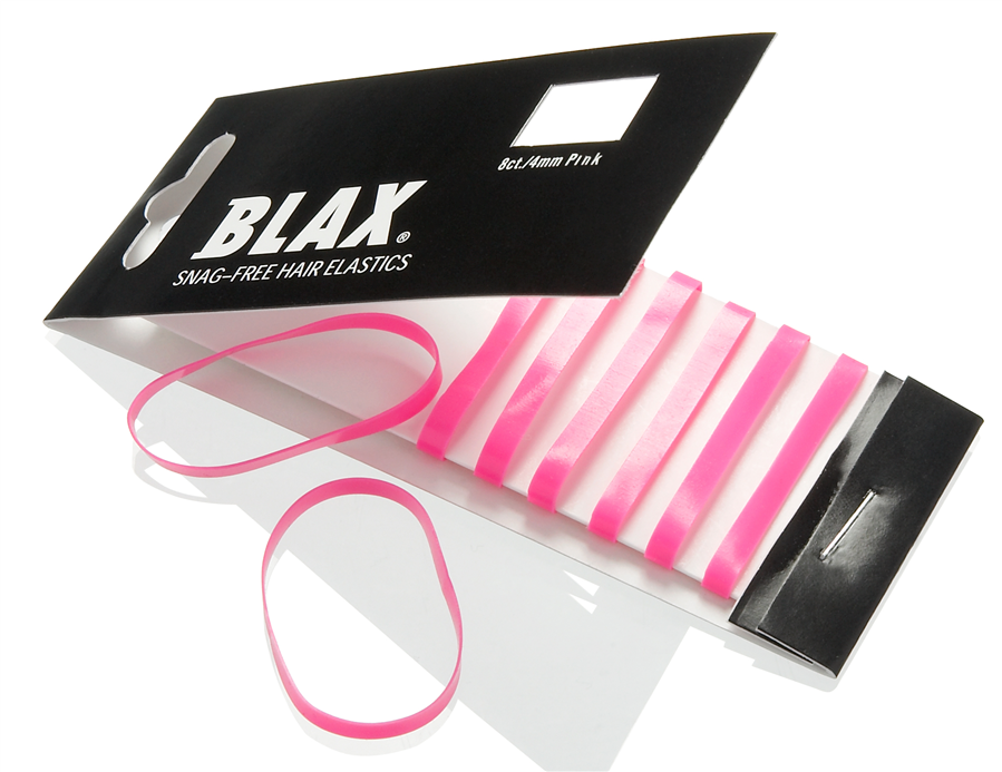 Blax Snag Free Hair Elastics Pink 8pcs