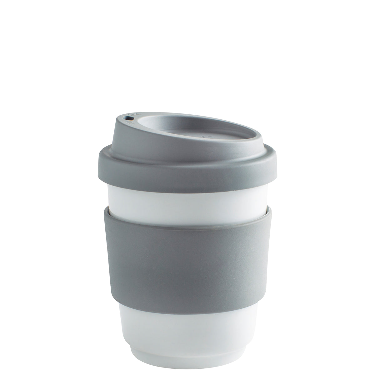 KAHLA fillit Becher 0,27 l + Trinkdeckel cool gray