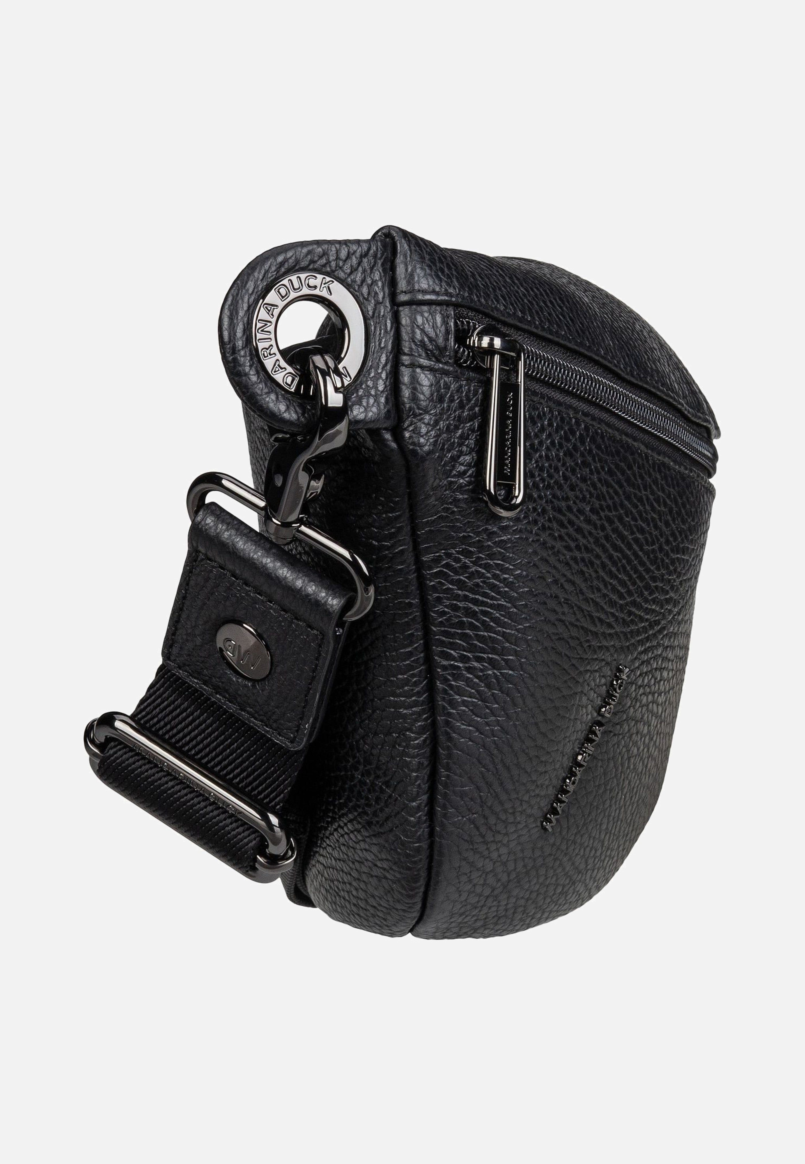 Mellow Leather Bum Bag FZT73 Nero - Bauchtasche
