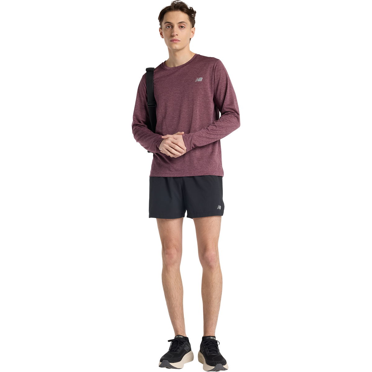 New Balance Athletics Run Langærmet Løbe T-shirt Herre