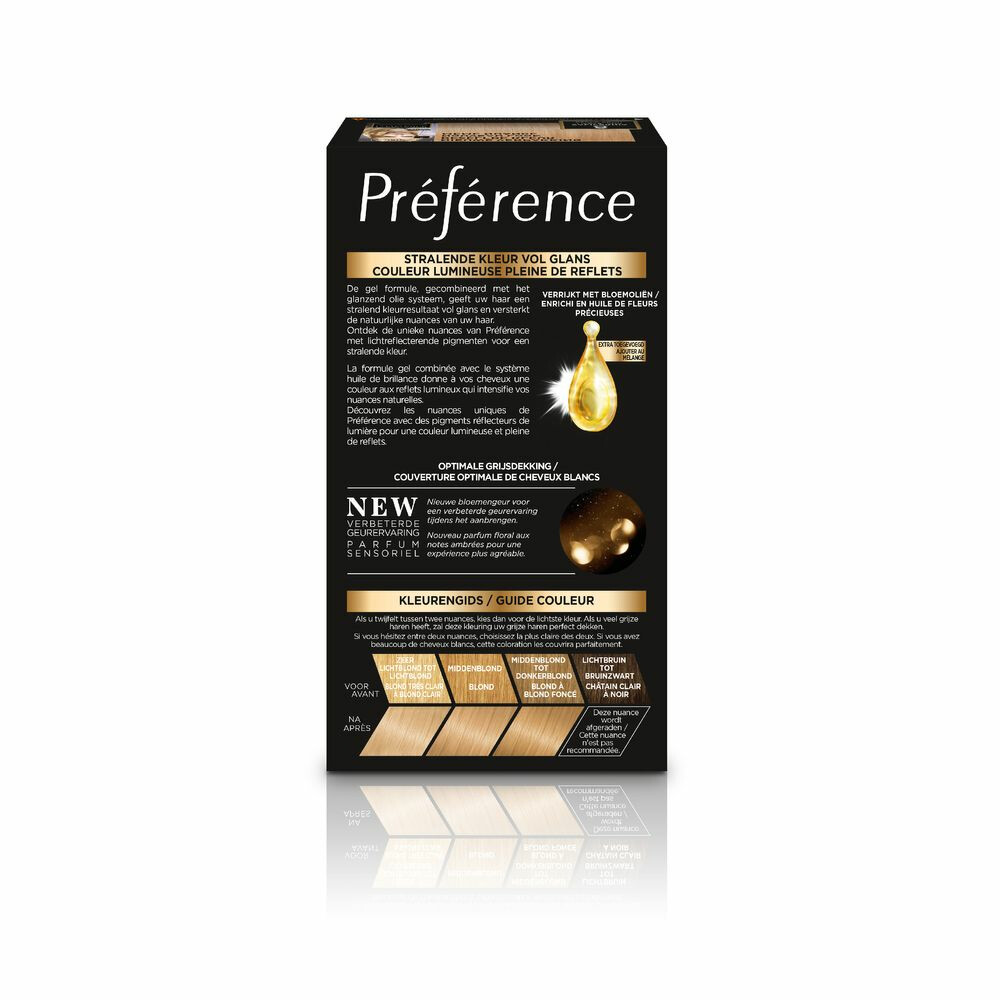 L'Oréal Préférence Permanente Haarkleuring 8.0 Lichtblond
