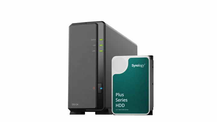 Bundle SYNOLOGY DS124   1x HAT3300-6TB Plus Series