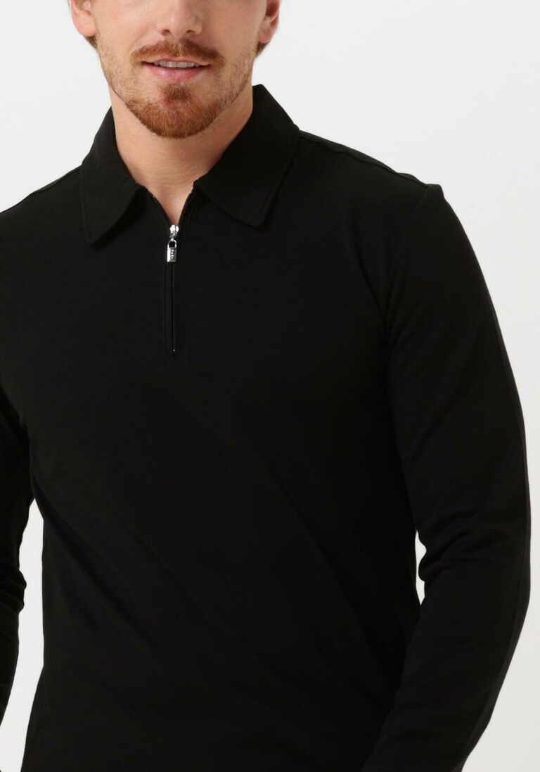TIGER OF SWEDEN zwarte tiger of sweden polo laron ls