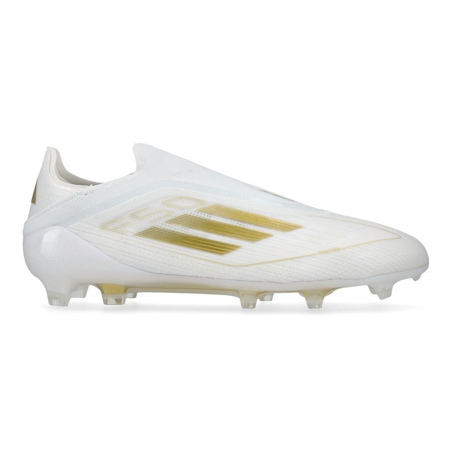 adidas F50 Elite Laceless FG Day Spark - Blanc/Doré/Blanc