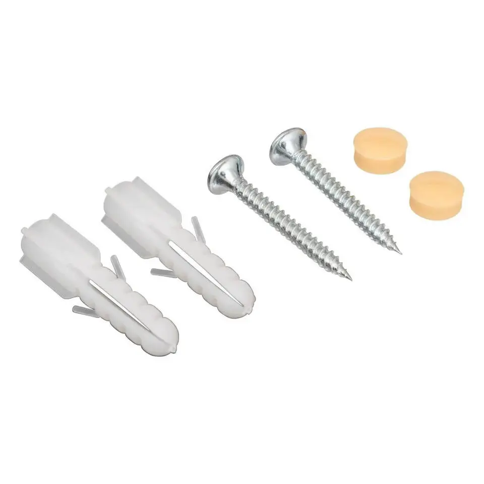 5Five Kapstok - 4 ophang haken - RVS - naturel/zilver - 45 x 10cm
