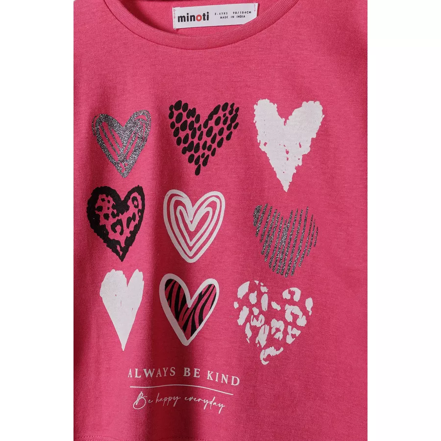 MINOTI 3er-Pack Longsleeves Rosa