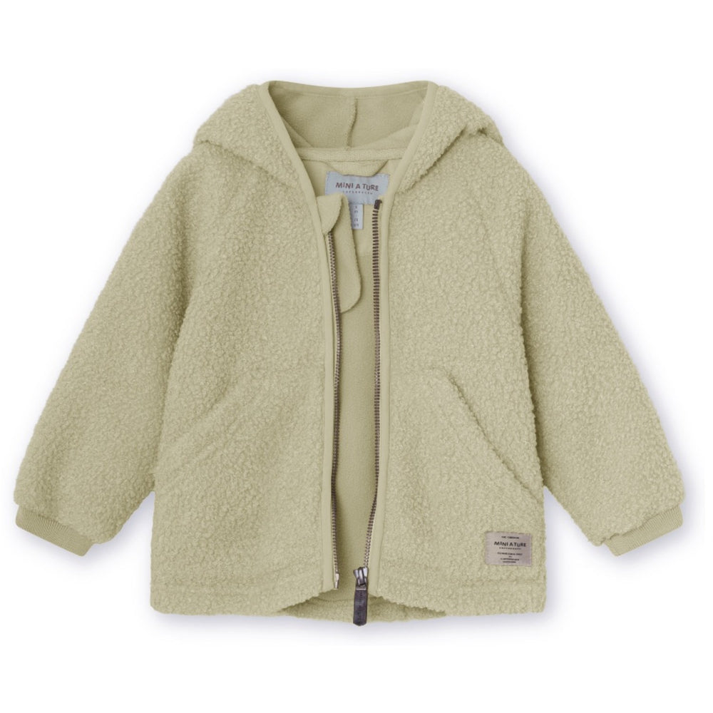 Køb Mini A ture Elm Green Liff Teddyfleece Jakke. GRS