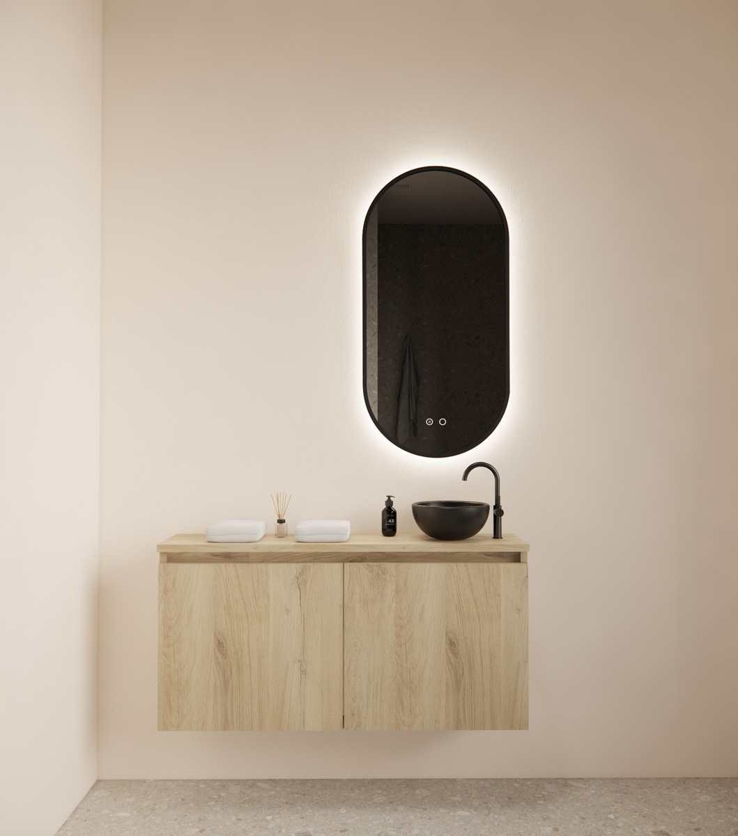 Gliss Design Echo toiletmeubel 100cm artisan eiken