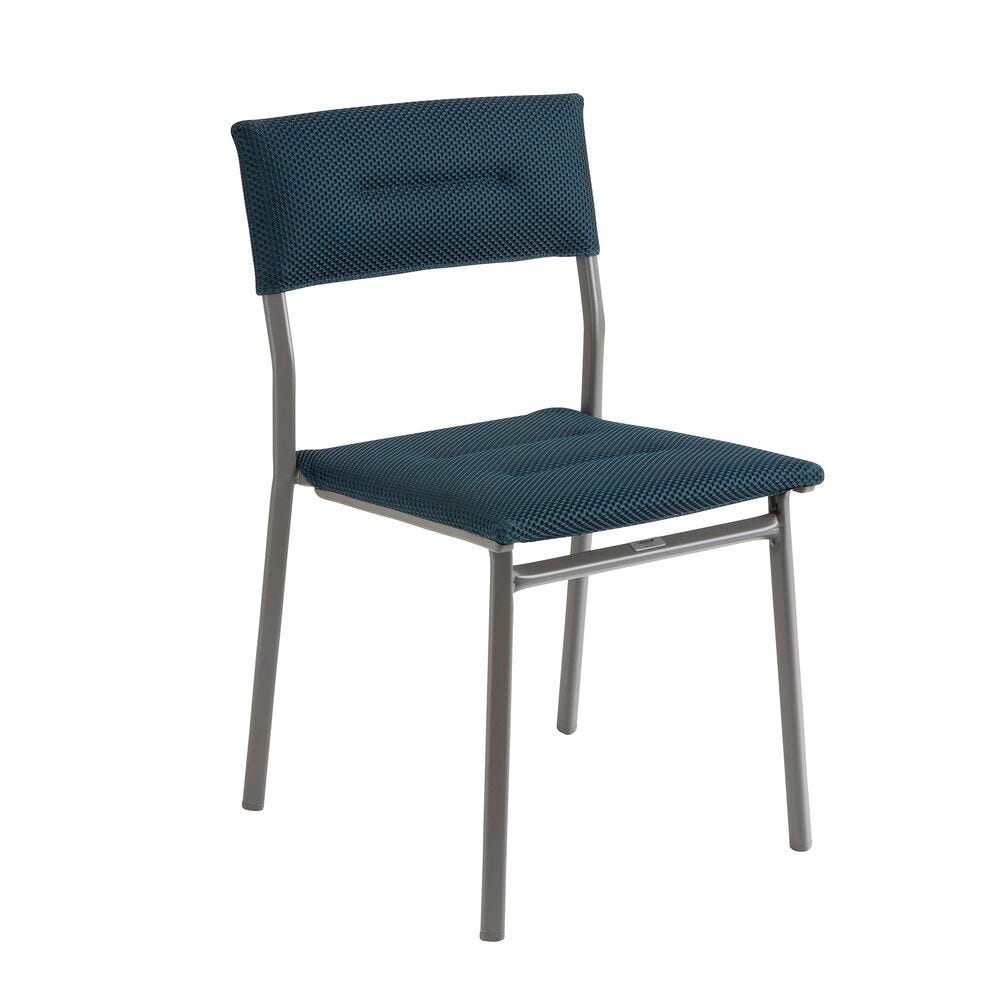 Gepolsterter Gartenstuhl Oron BeComfort® Blau Bleu Encre