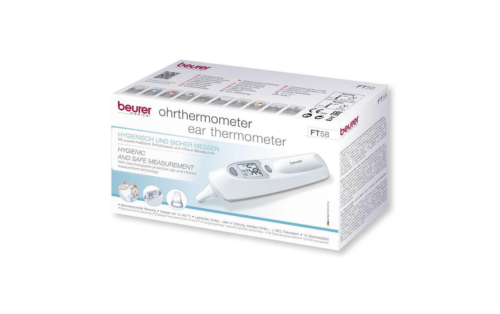 Infrarot-Fieberthermometer FT58Ohrthermometer