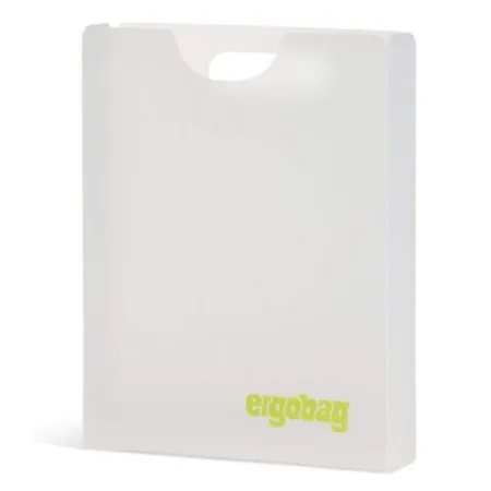 ergobag Heftebox inklusive Griff Transparent, DIN A4