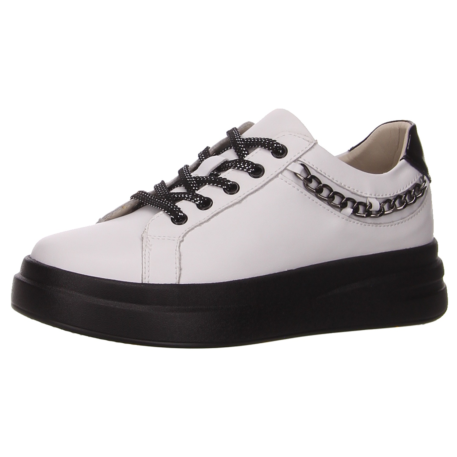 HBH Schnürschuhe weiß weiss/weiss kombi