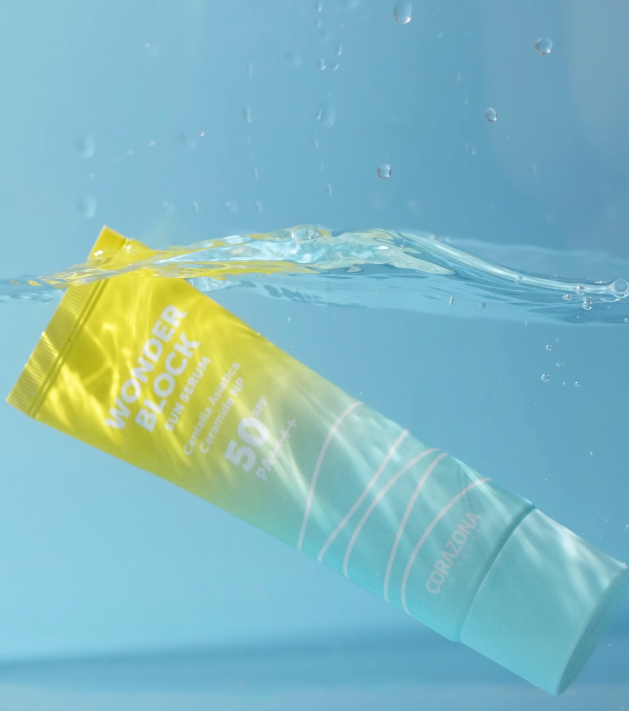 CORAZONA Skincare - Protetor solar em sérum Spf 50 PA++++ Wonder Block