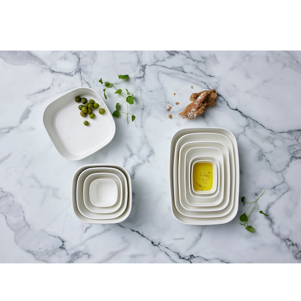 Rosti Modula Dish 12,5 x 9 x 4,5 cm White