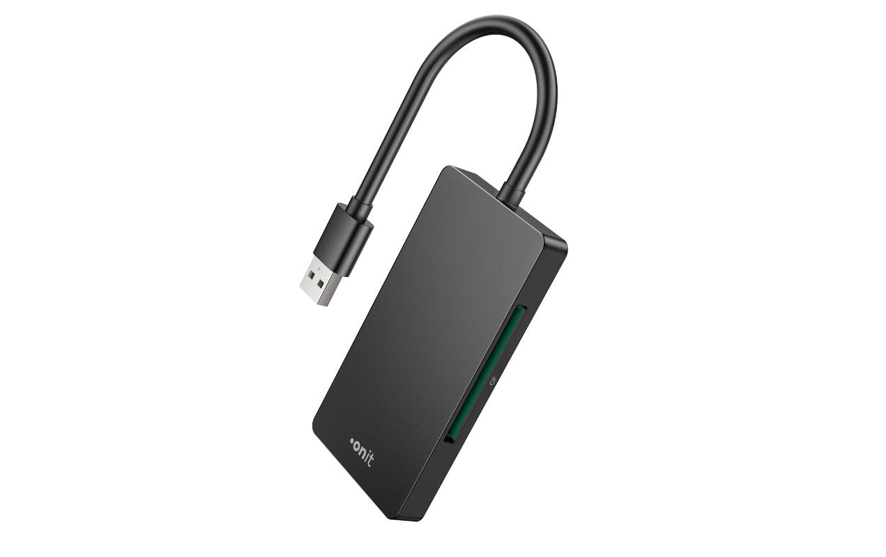 Card Reader Extern USB-A 3-in-1Speicherkartenleser mit drei Slots