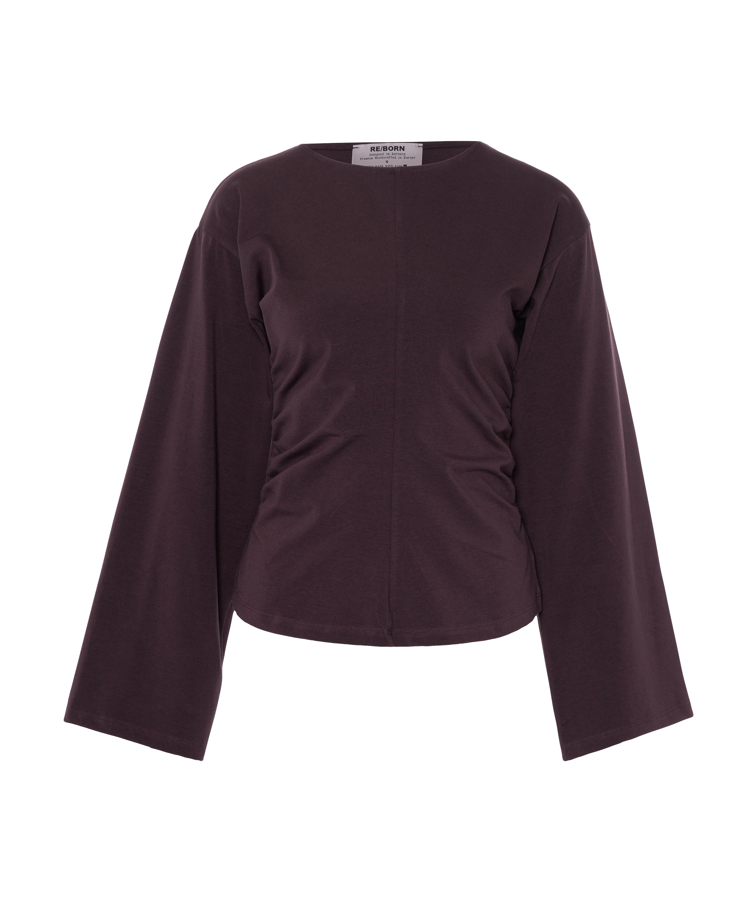 RE/BORN Antwerp Dames longsleeve bordeaux