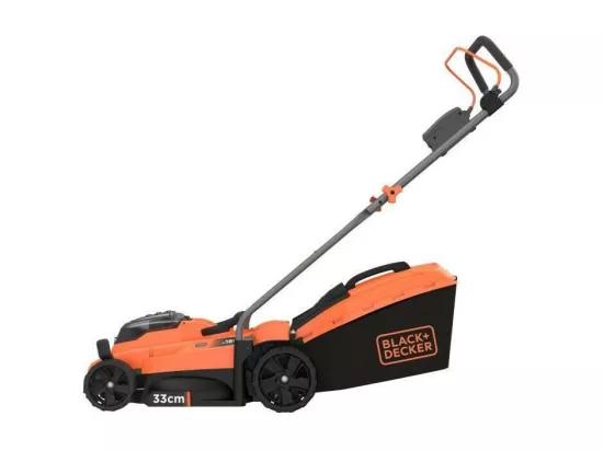 BLACK + DECKER Tondeuse 33 cm sans fil LITHIUM 18V - 2,5Ah - 2 batteries - 1 chargeur - BCMW3318L2-QW
