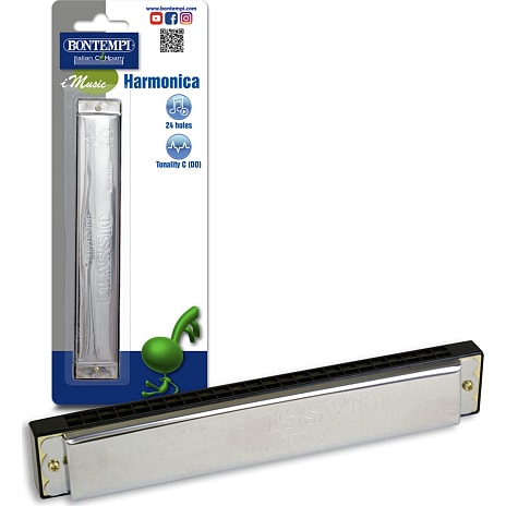 Mundharmonika med 24 toner