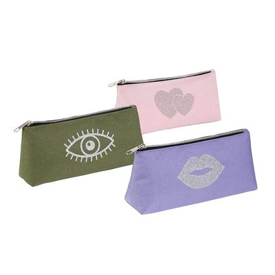 Trousse triangulaire Glamour - 1 compartiment - 3 modèles disponibles - Viquel