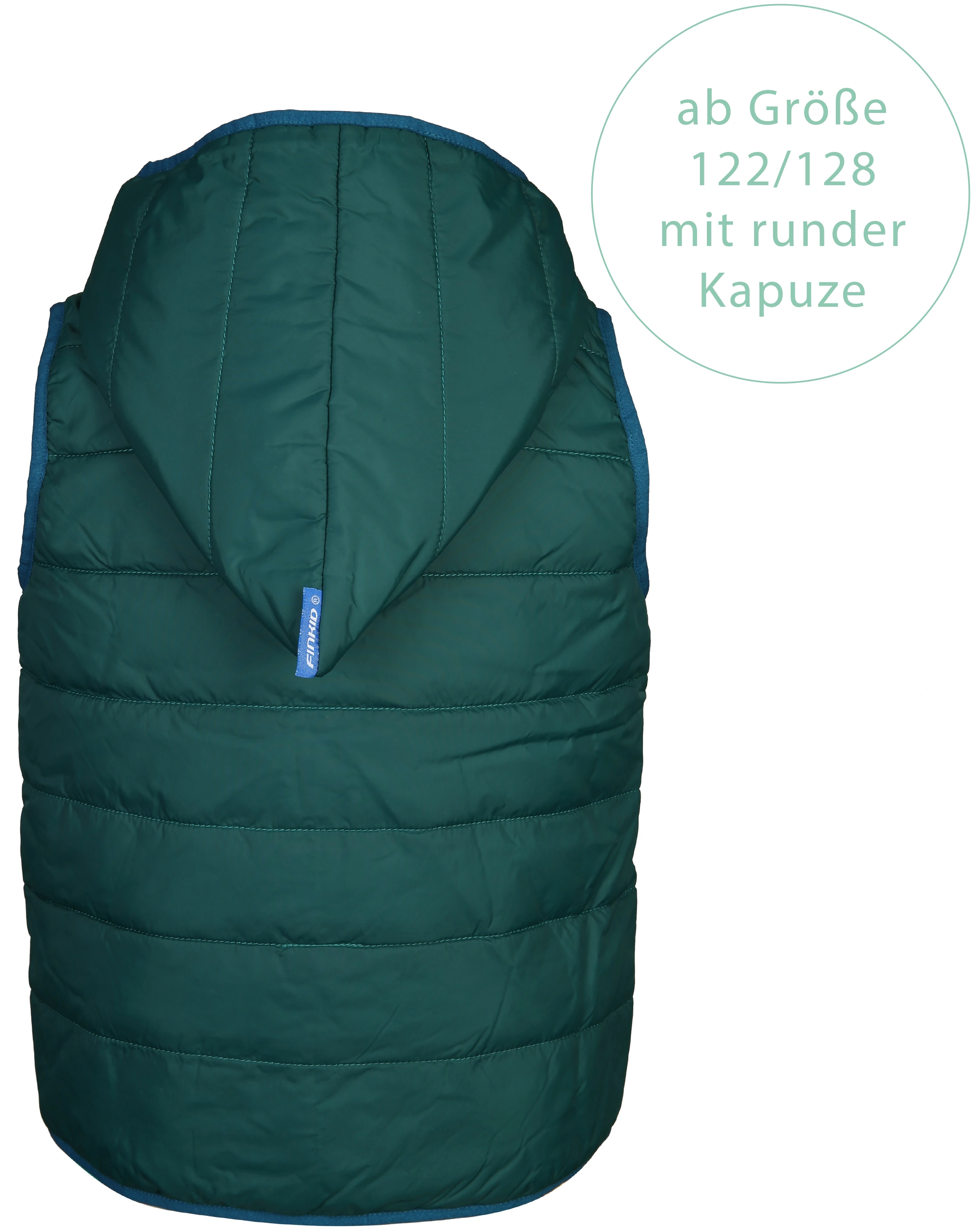 Steppweste VANULI in deep teal/seaport