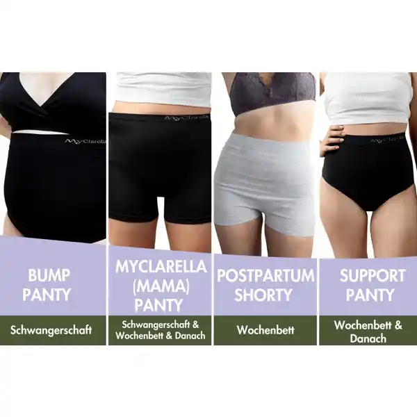Schwangerschaftsunterwäsche The Bump Panty Gr. S, schwarz