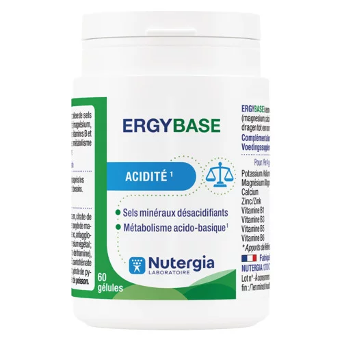 Équilibre Digestif - ERGYBASE - Acidité - 60 Gélules