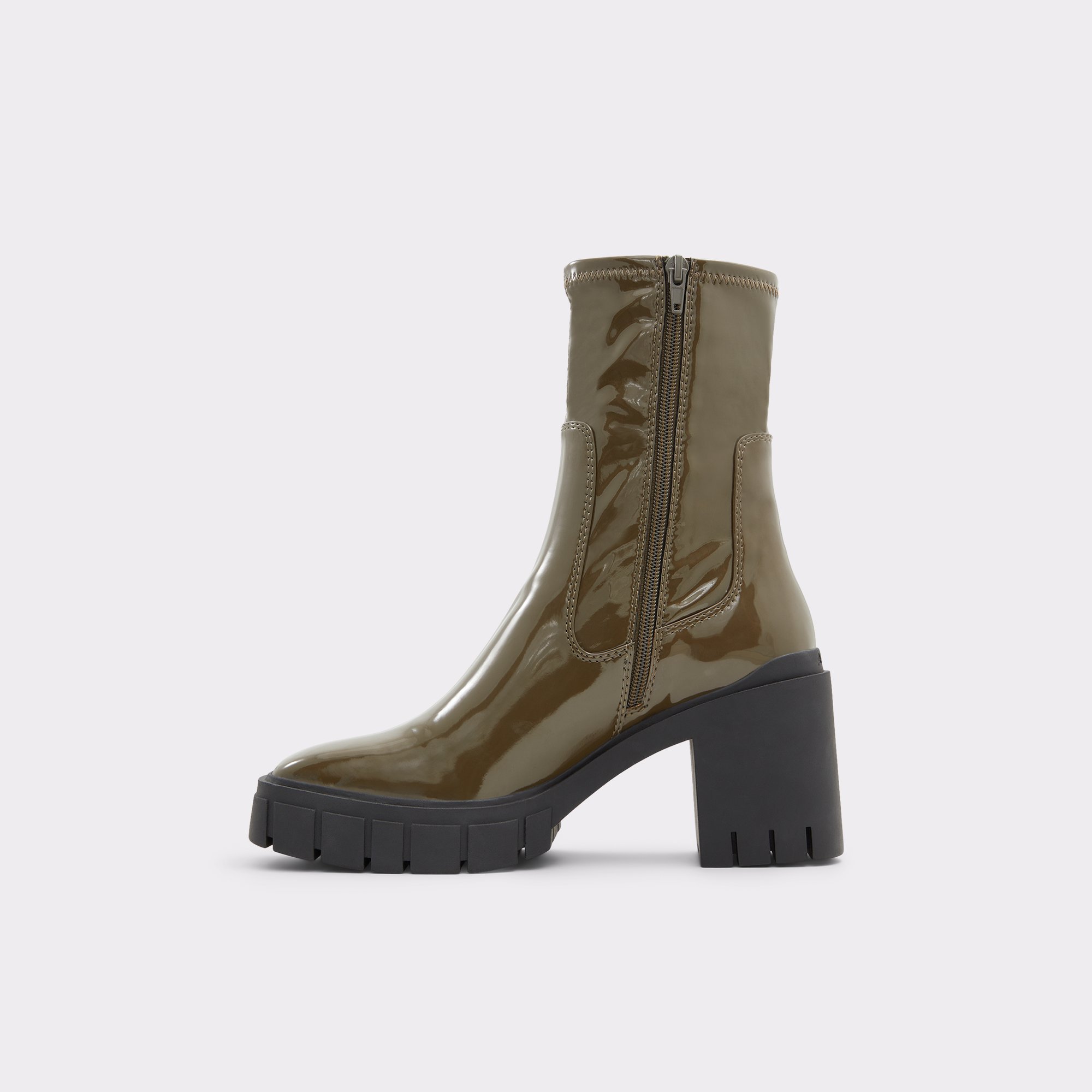 Upstage Khaki Women Casual boots