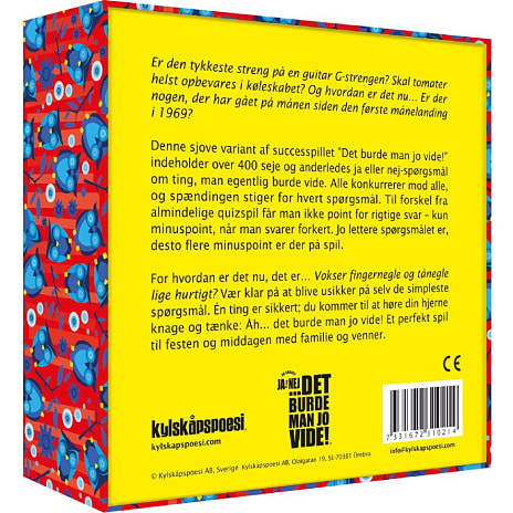 ...Det burde man jo vide! - ja eller nej
