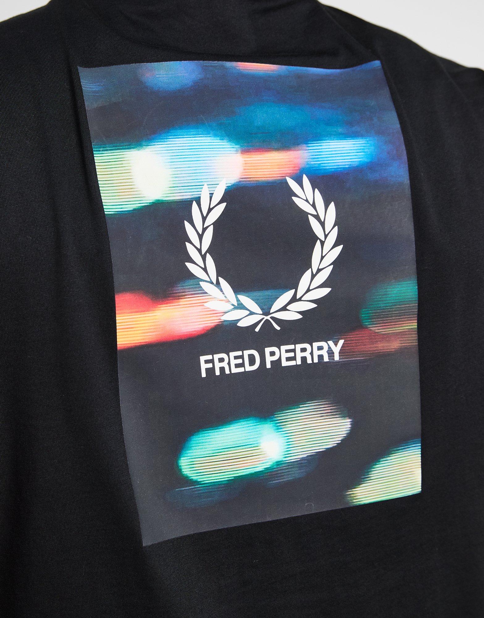 Fred Perry T-shirt graphique Black Blur