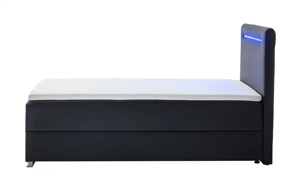 Boxspringbett Las Vegas II Schwarz 120 cm