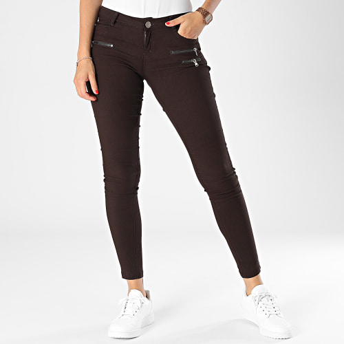 Jean Skinny Femme 2553 Marron