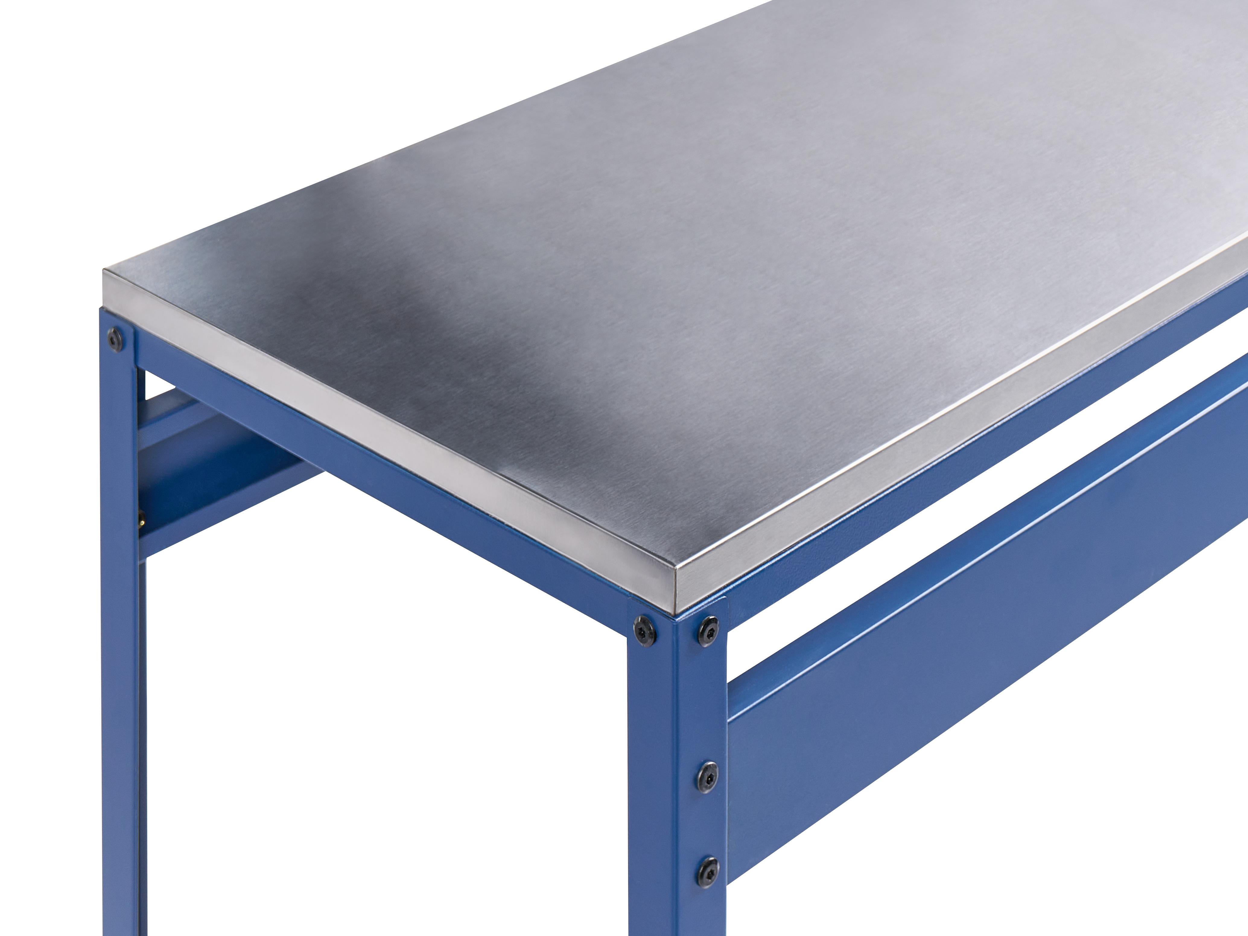 Tuin keukenset 3-delig met spoelbak MAENZA Metaal Blauw