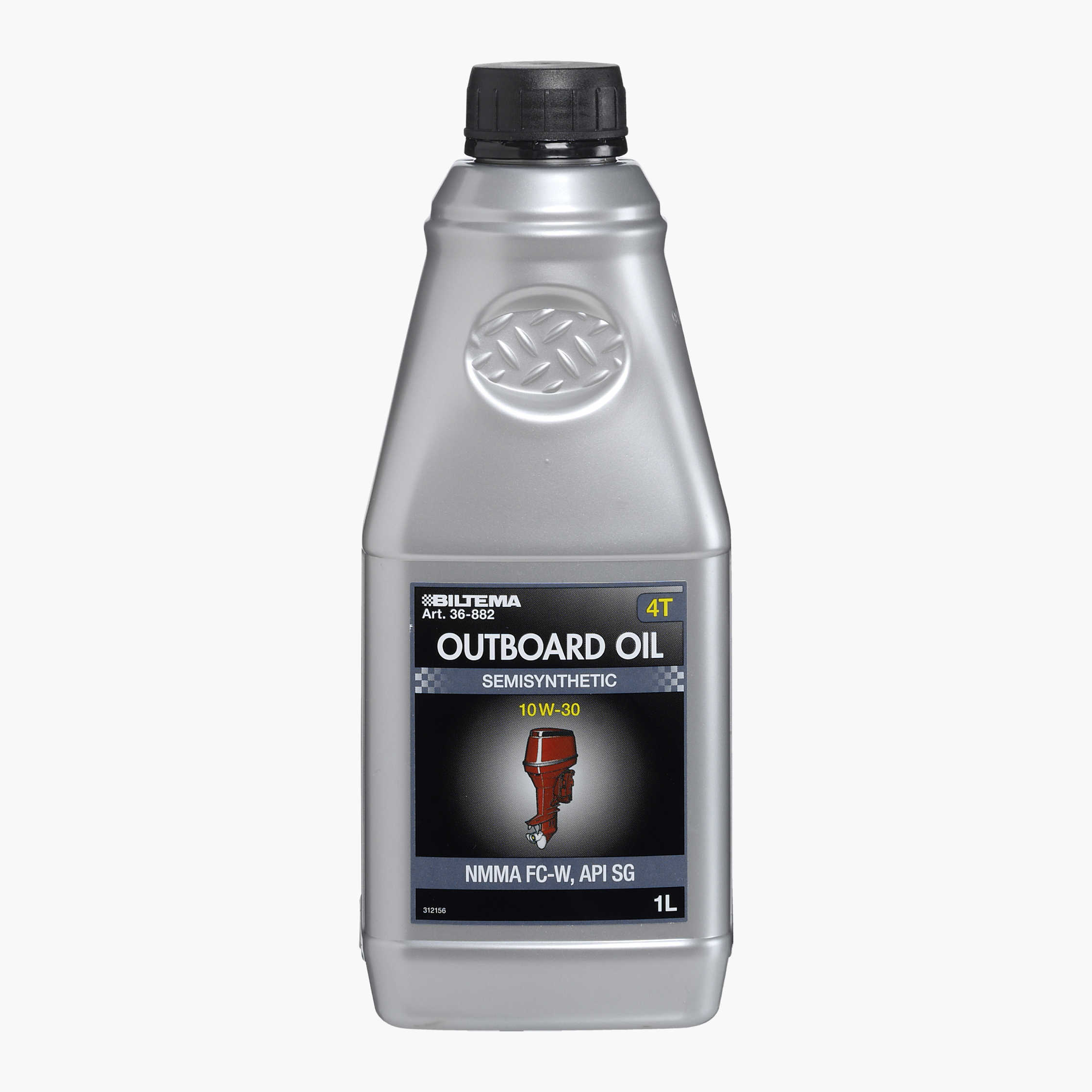 4-takts utenbordsolje 10W-30, 1 L