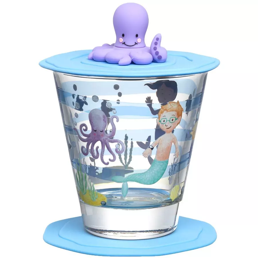 Leonardo Kinderbecherset Bambini Avventura 215 ml hellblau