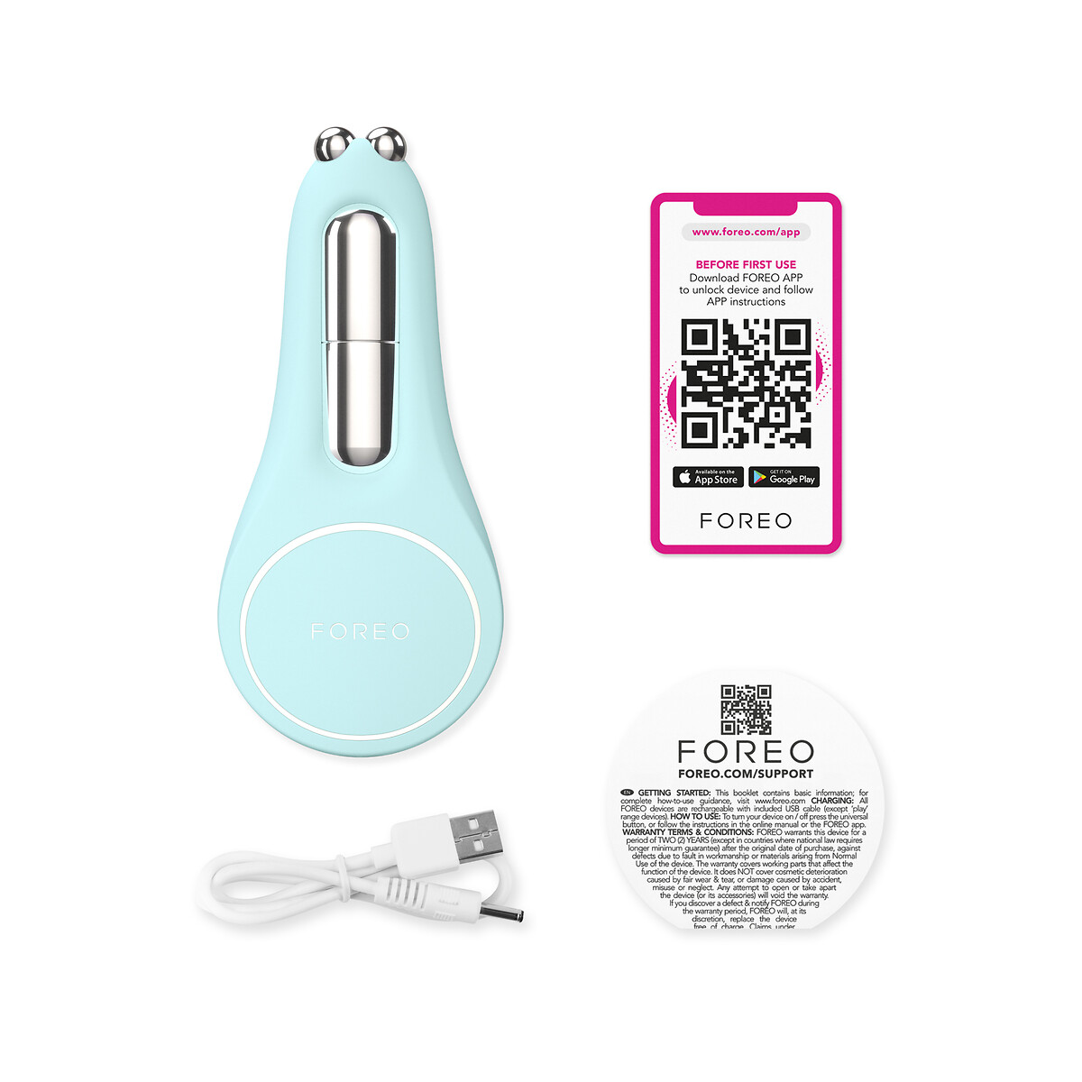 FOREO<br>BEAR 2 Dispositivo para suavizar rugas nos olhos e lábios