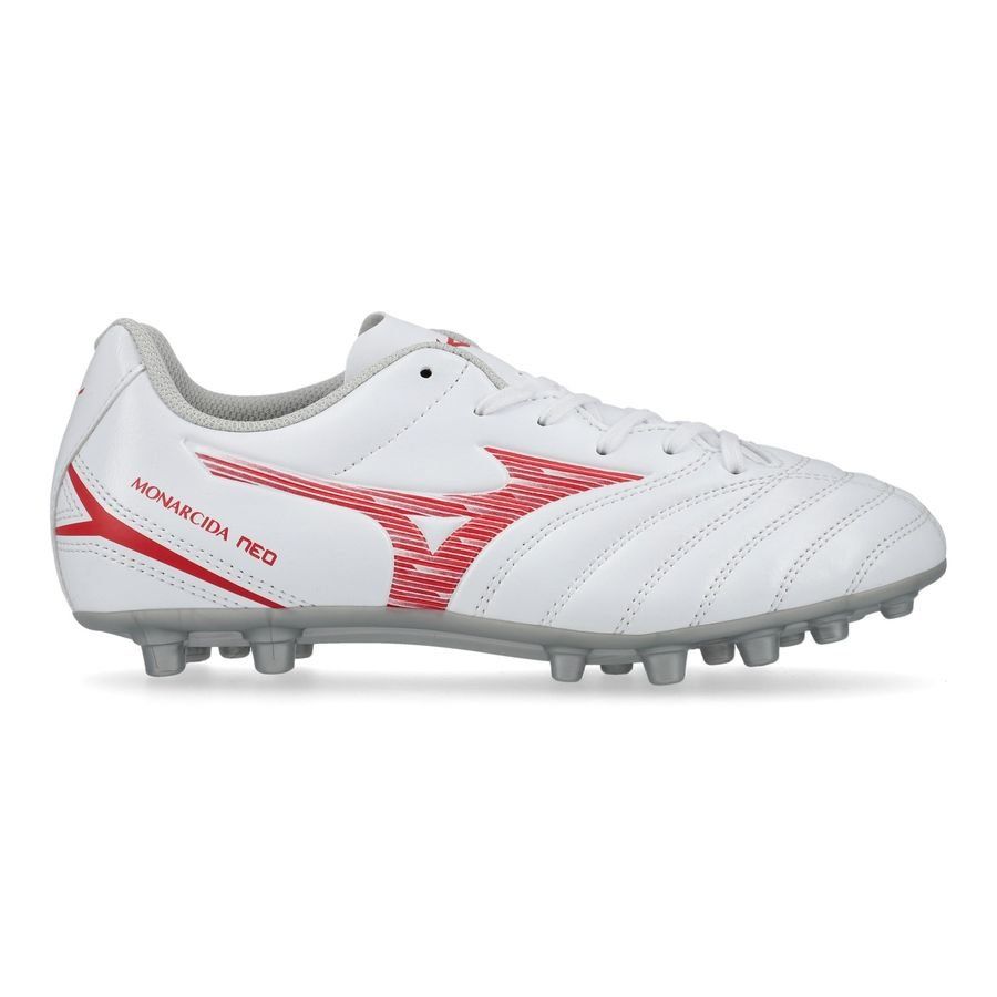 Mizuno Monarcida Neo lll Select AG Charge - Blanc/Radiant Red Enfant