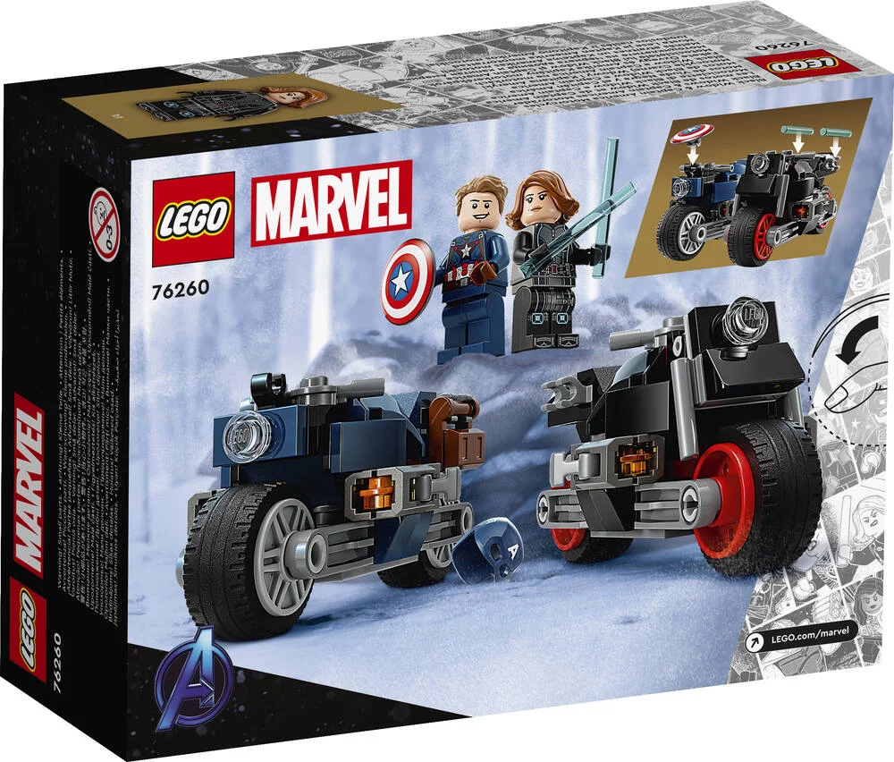 LEGO®MARVEL SUPER HEROES™ 76260 - LES MOTOS DE BLACK WIDOW ET DE CAPTAIN