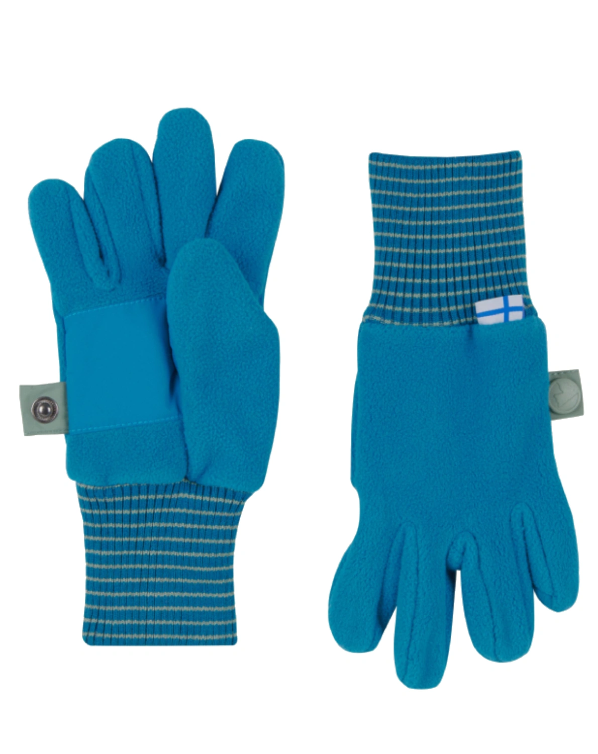 Fleece-Fingerhandschuhe SORMIKAS in mosaic/green bay