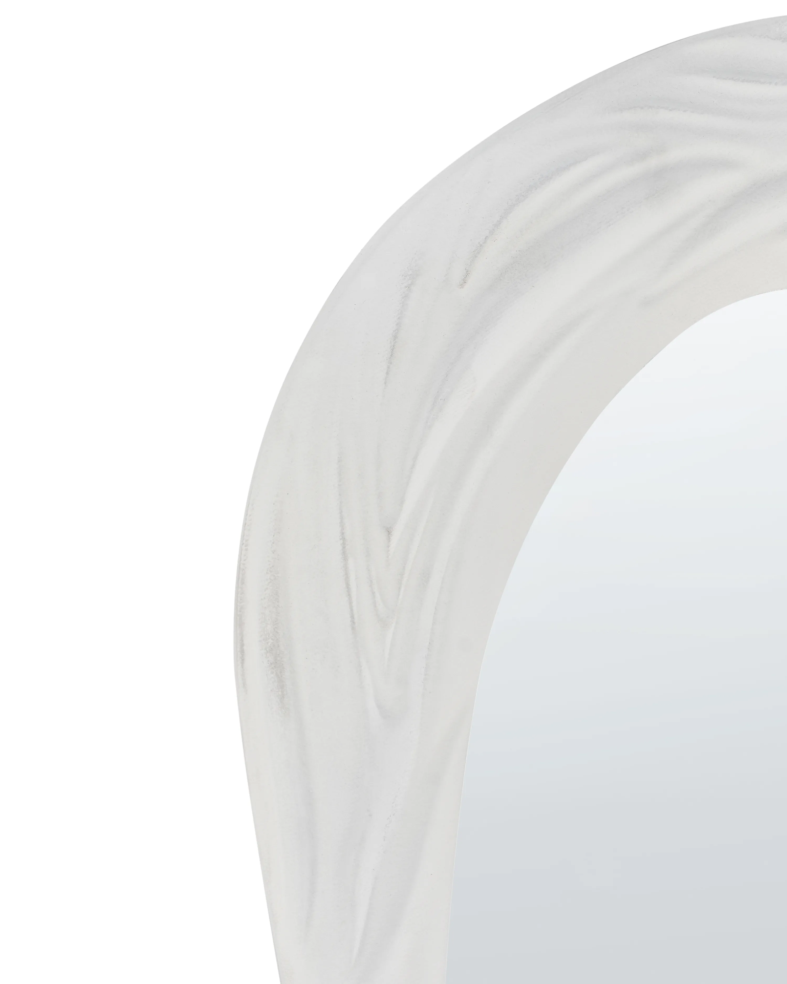 Wandspiegel GUICLAN 61 cm 83 cm Wit