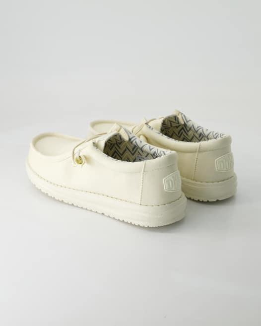 Hey Dude Wally Stretch Sneaker in Beige
