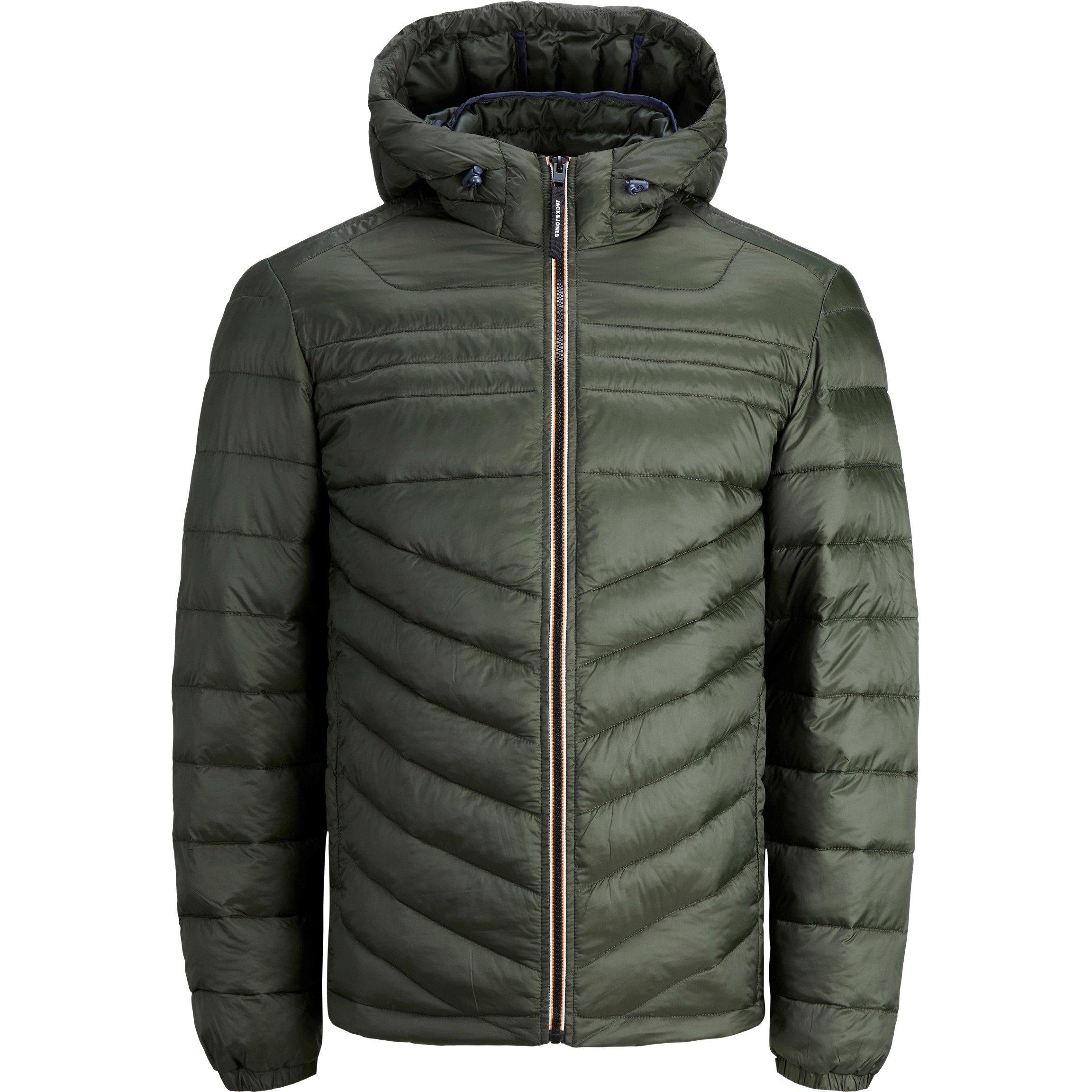 Jack and Jones Hero Hooded Puffer Jacket Mens Plus Size