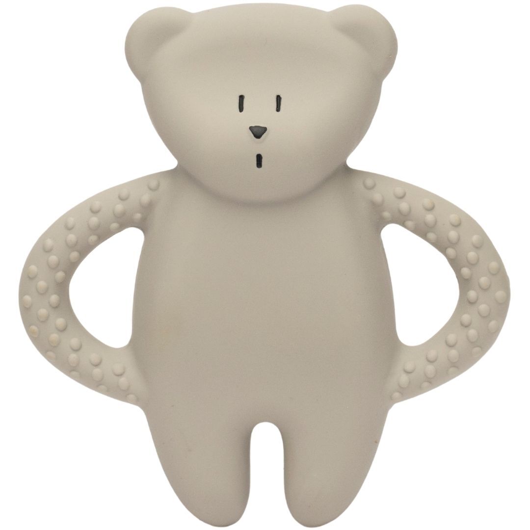 Moonie bijtring bear - gray natur