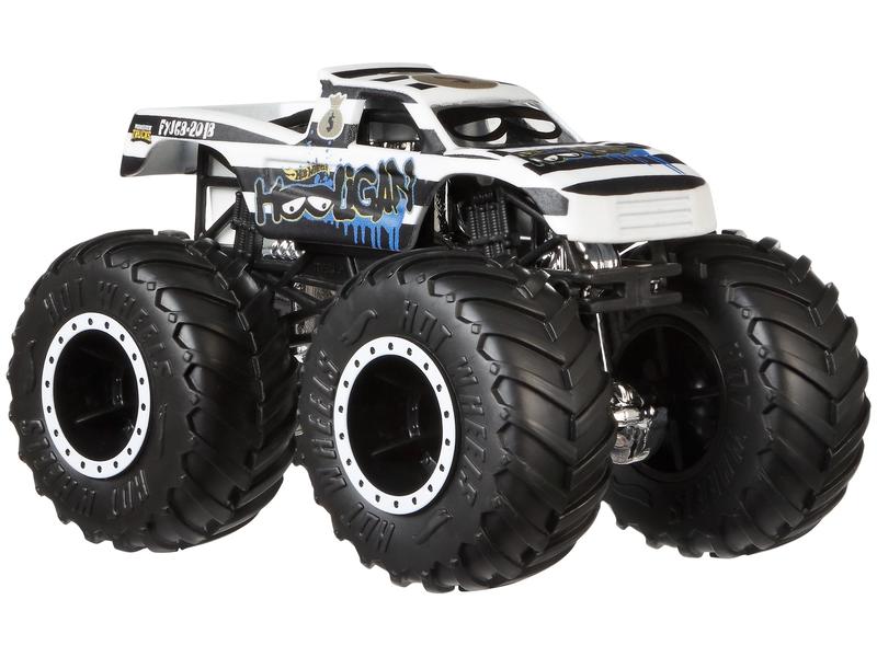 Hot Wheels Monster Trucks 1:64 Die-Cast 2er-Pack Spielzeug-Truck zum Sammeln mit grossen Rädern