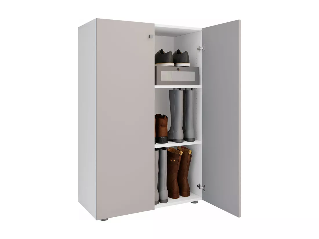 Armoire à chaussures en bois Étagère à chaussures Lona 3
