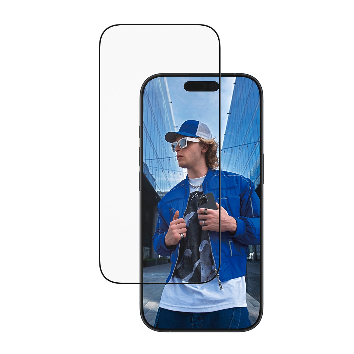 CARE by PanzerGlass Displayschutzglas »Ultra-Wide Fit Screen Protector« für Apple iPhone 17;Apple iPhone 16 Pro Displayschutzfolie, Schutzfolie, Bildschirmschutz, kratz- & stossfest