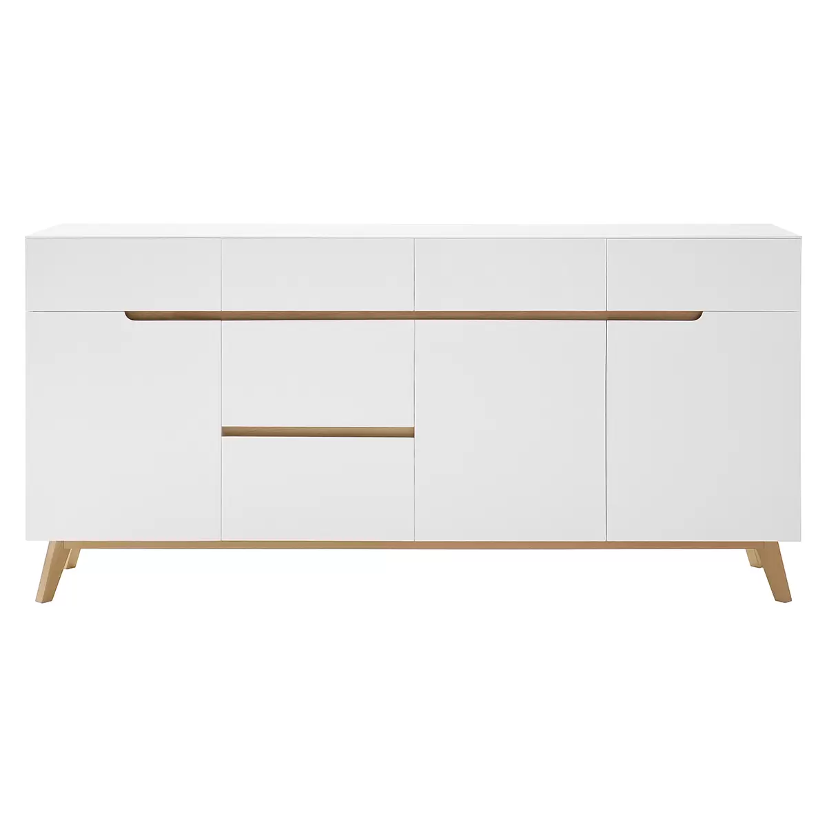 Sideboard Cervo Eiche,weiss
