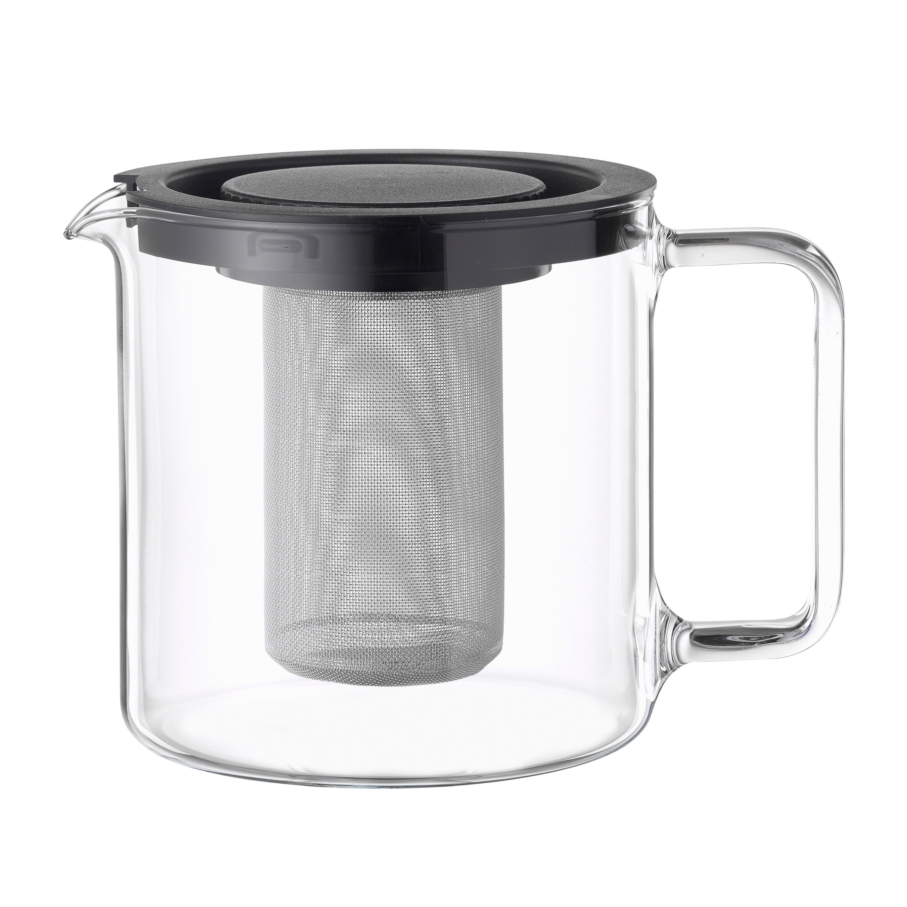 TEA & COFFEE Teekanne - Transparent / B: 19.0 cm x T: 13.5 cm x H: 14.0 cm