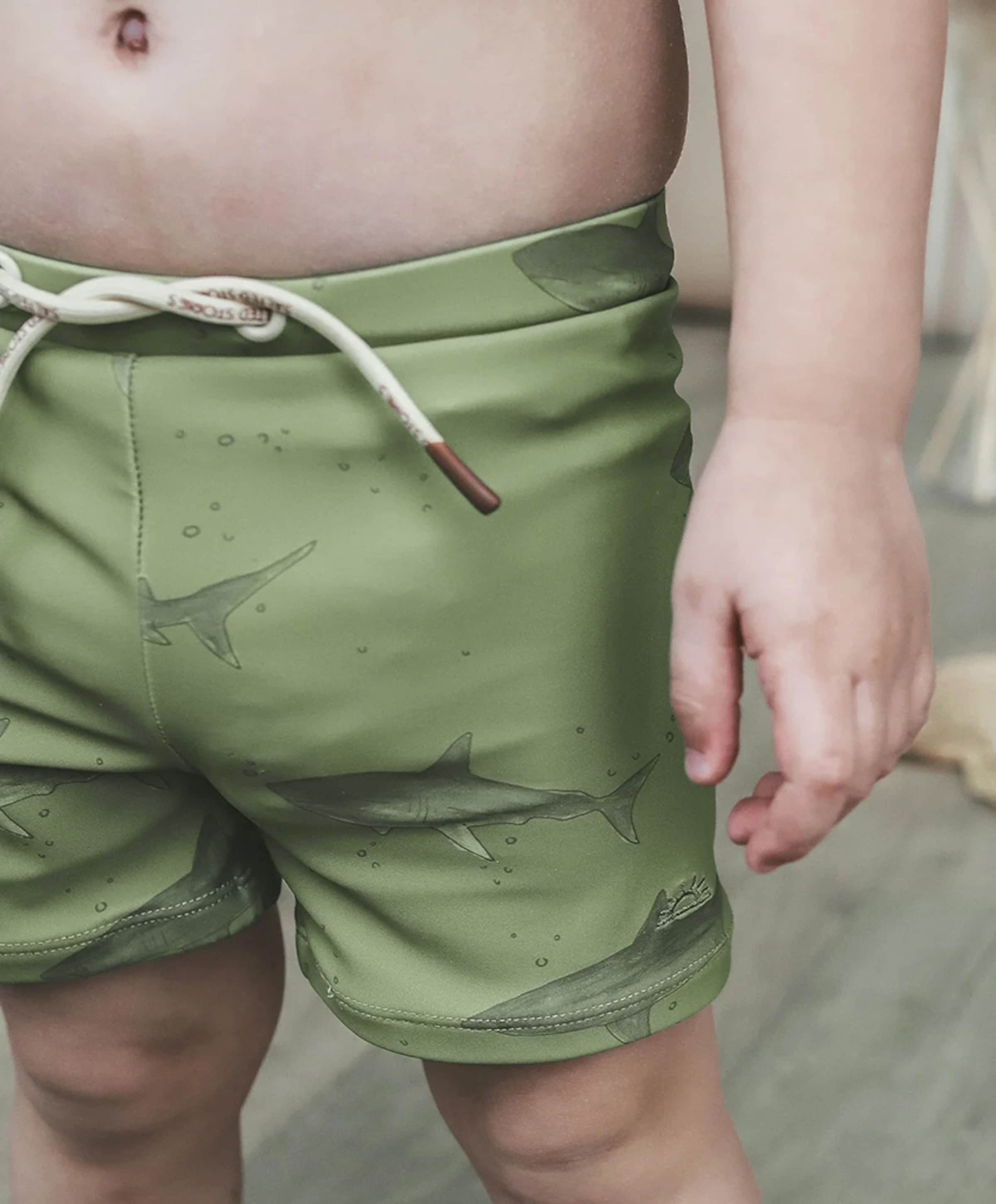 Salted stories Jongens zwemshort groen