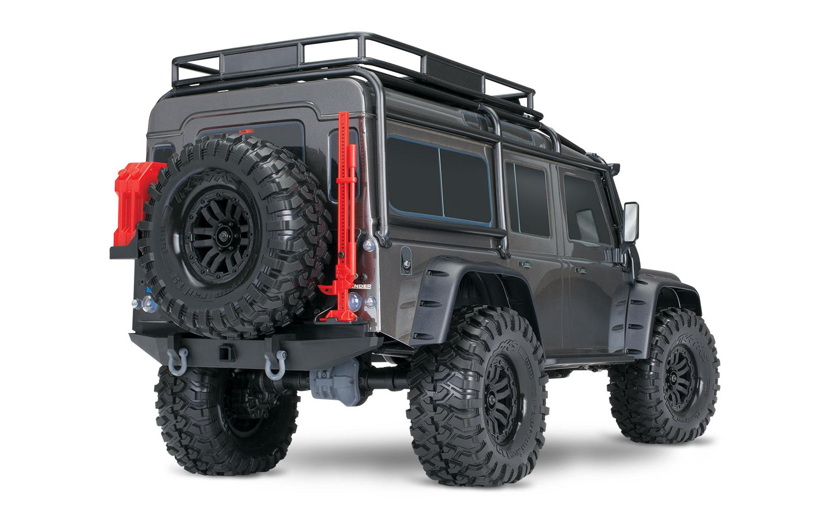 Scale Crawler Land Rover Defender D110, Silber ARTR, 1:10<br>Off-Road Model im Massstab 1:10